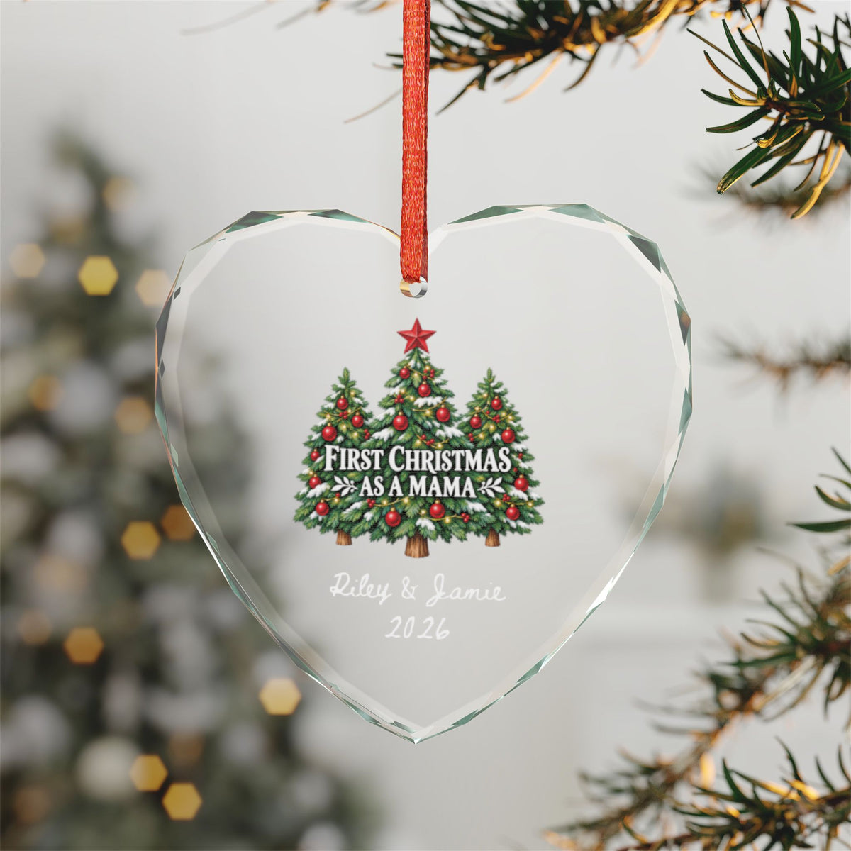 Signature Crystal Christmas Ornament