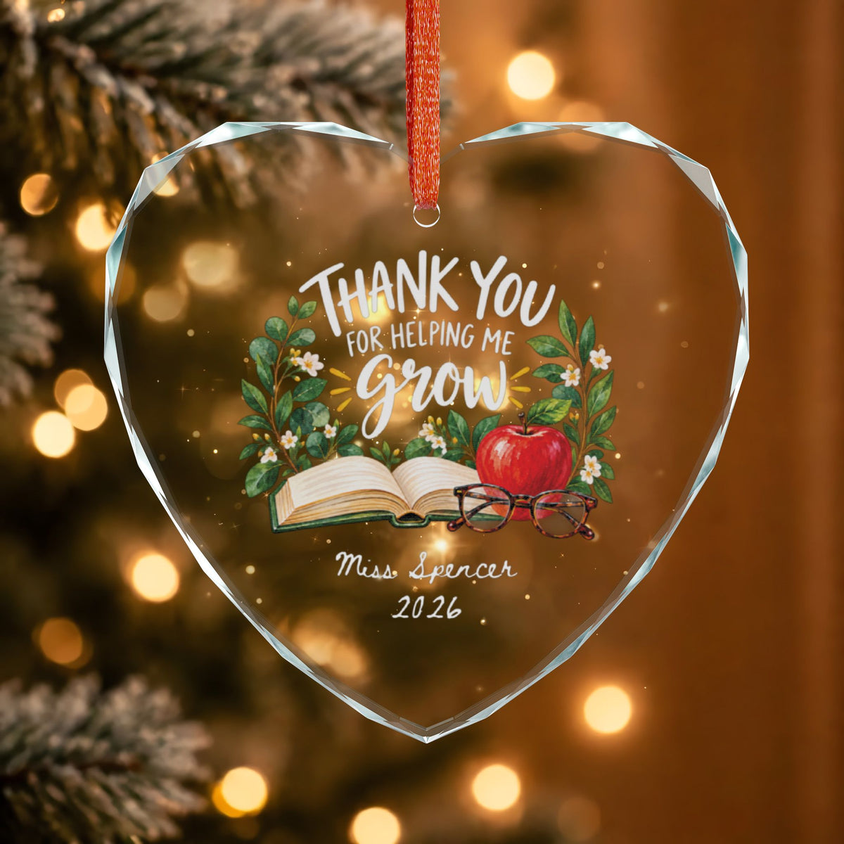 Signature Crystal Christmas Ornament
