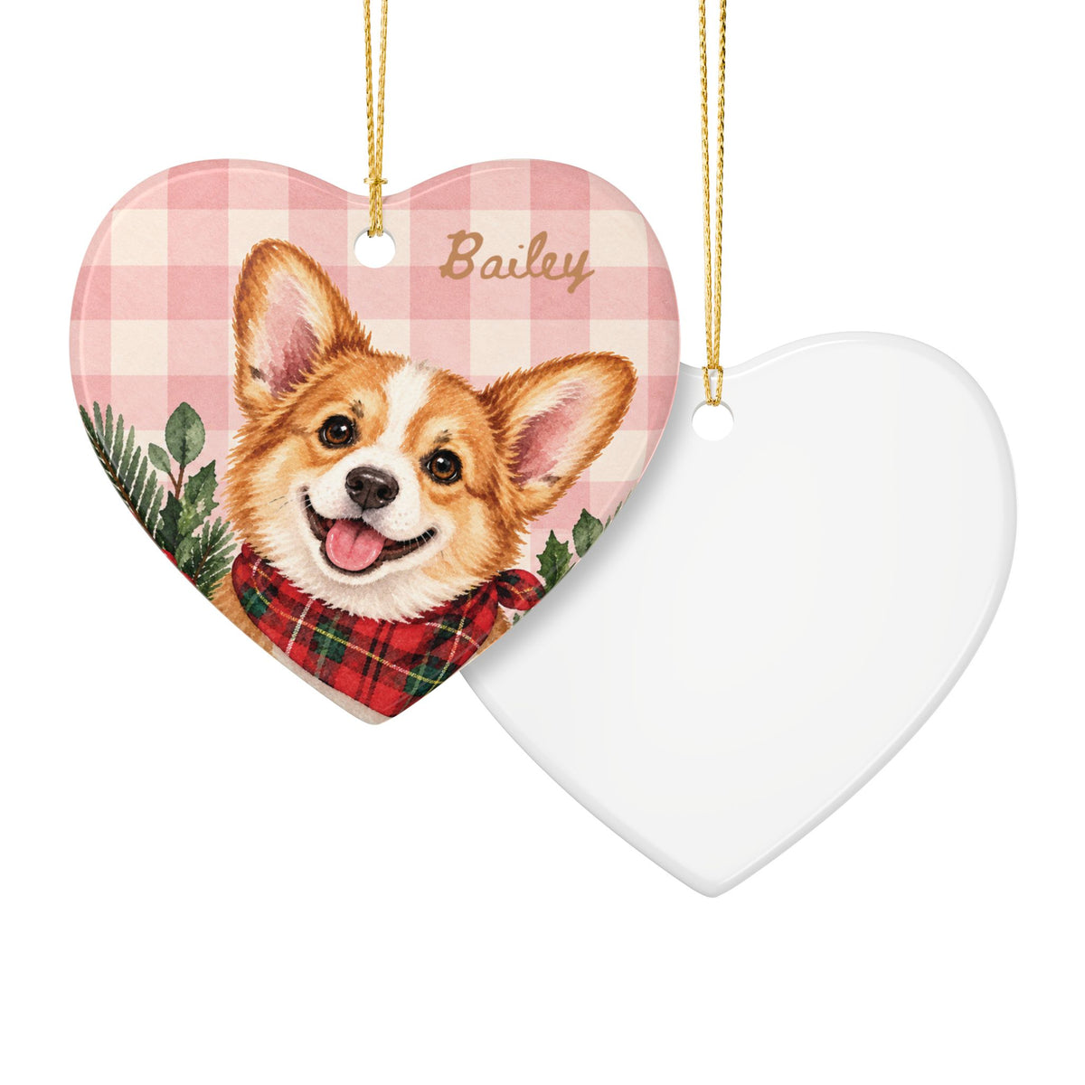 Copy of Personalized Pet Christmas Ceramic Ornament Dog & Cat Keepsake