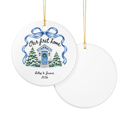 Heritage Single-Sided Ceramic Ornament