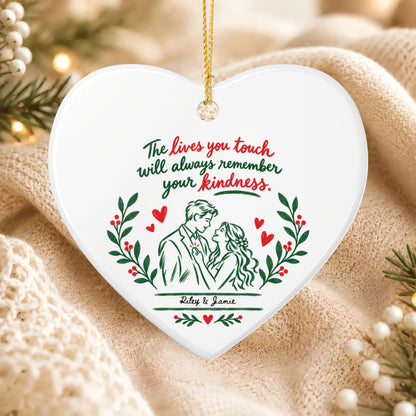 Heritage Single-Sided Ceramic Ornament