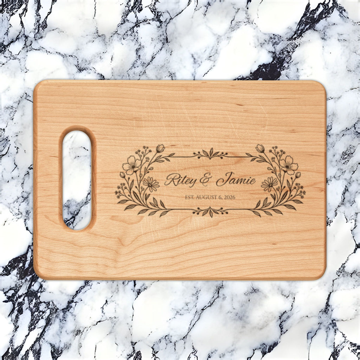 Atelier Engraved Personalized Wooden Cutting Board