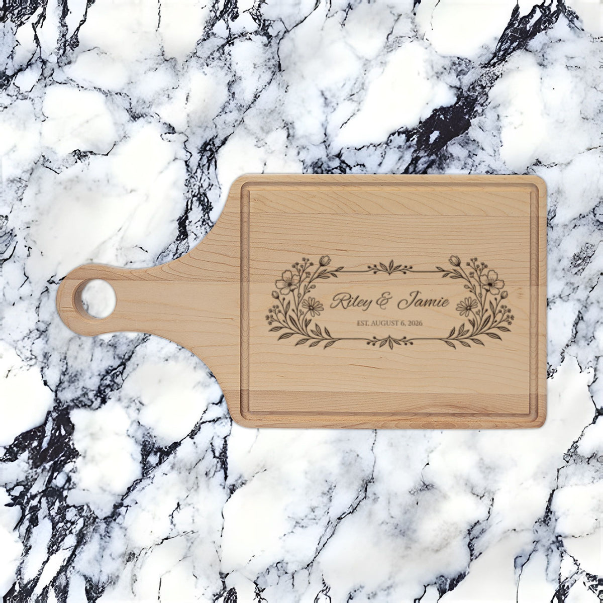 Atelier Engraved Personalized Wooden Cutting Board