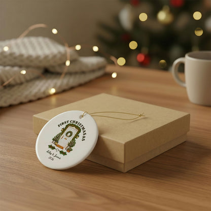 Heritage Single-Sided Ceramic Ornament