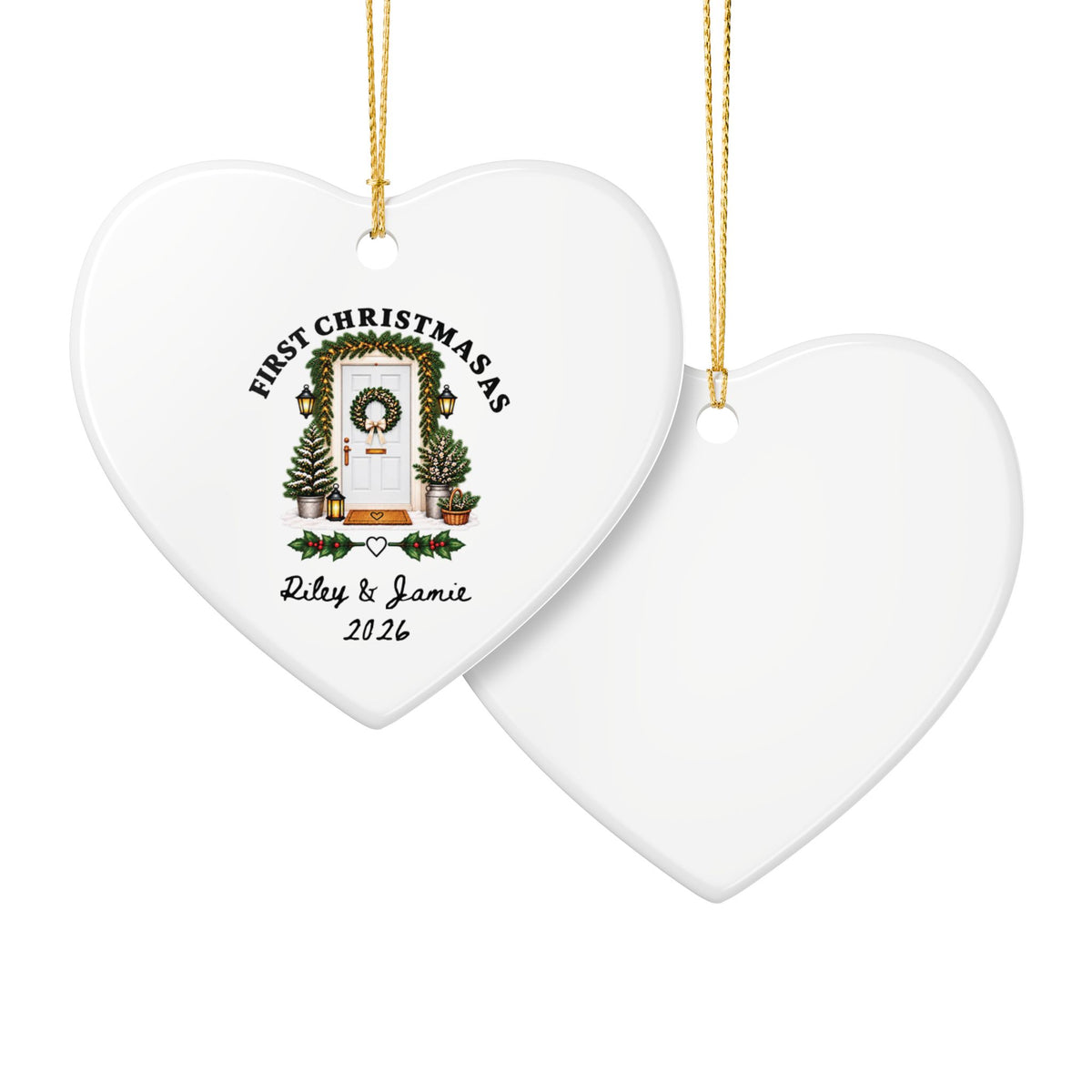 Heritage Single-Sided Ceramic Ornament