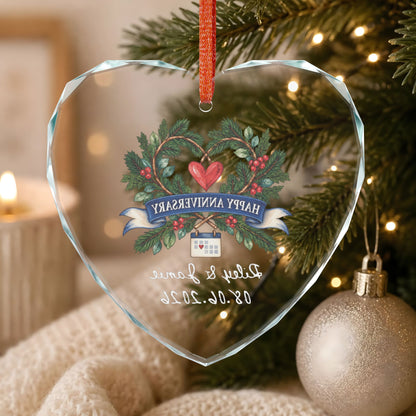 Signature Crystal Christmas Ornament