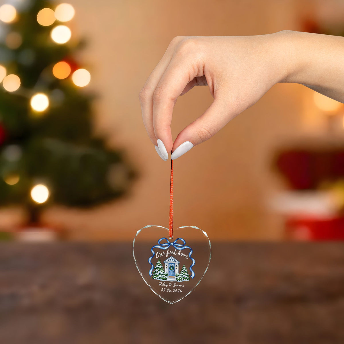 Signature Crystal Christmas Ornament
