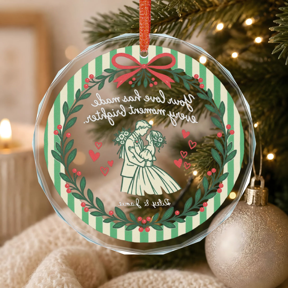 Signature Crystal Christmas Ornament