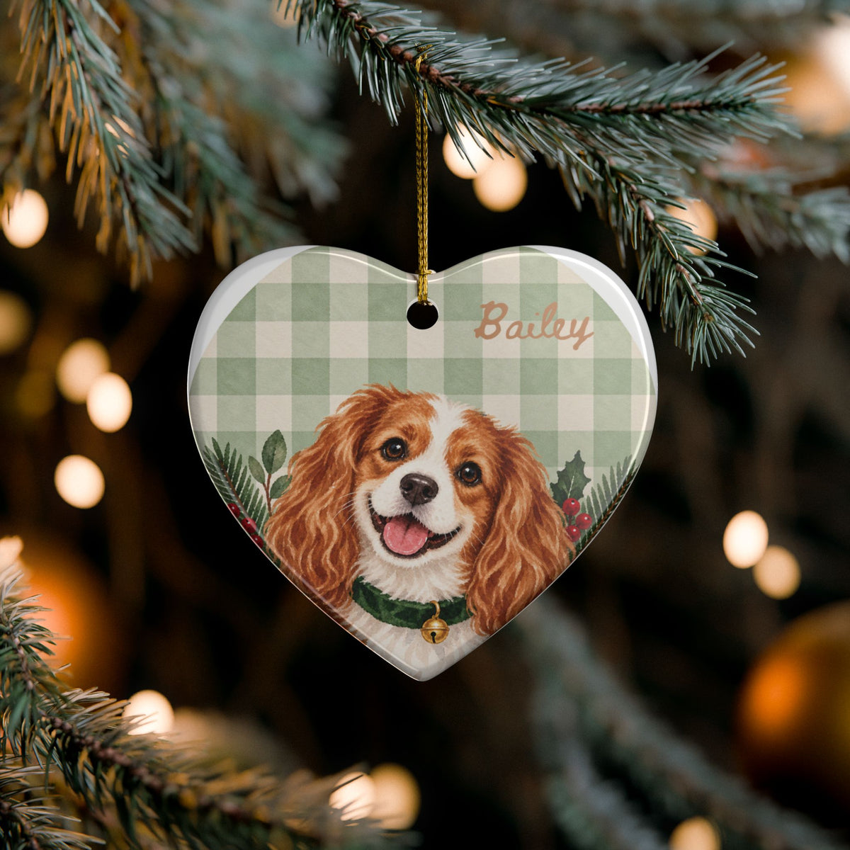 Copy of Personalized Pet Christmas Ceramic Ornament Dog & Cat Keepsake