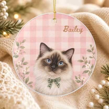 Copy of Personalized Pet Christmas Ceramic Ornament Dog & Cat Keepsake