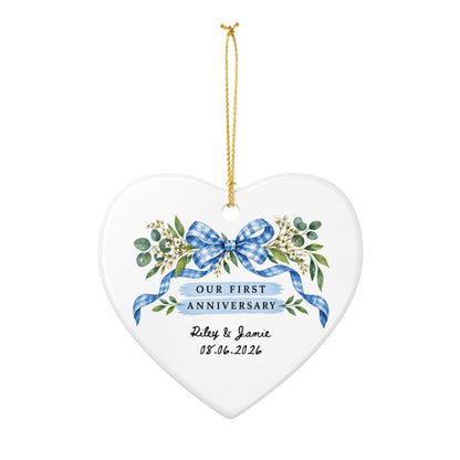 Heritage Single-Sided Ceramic Ornament