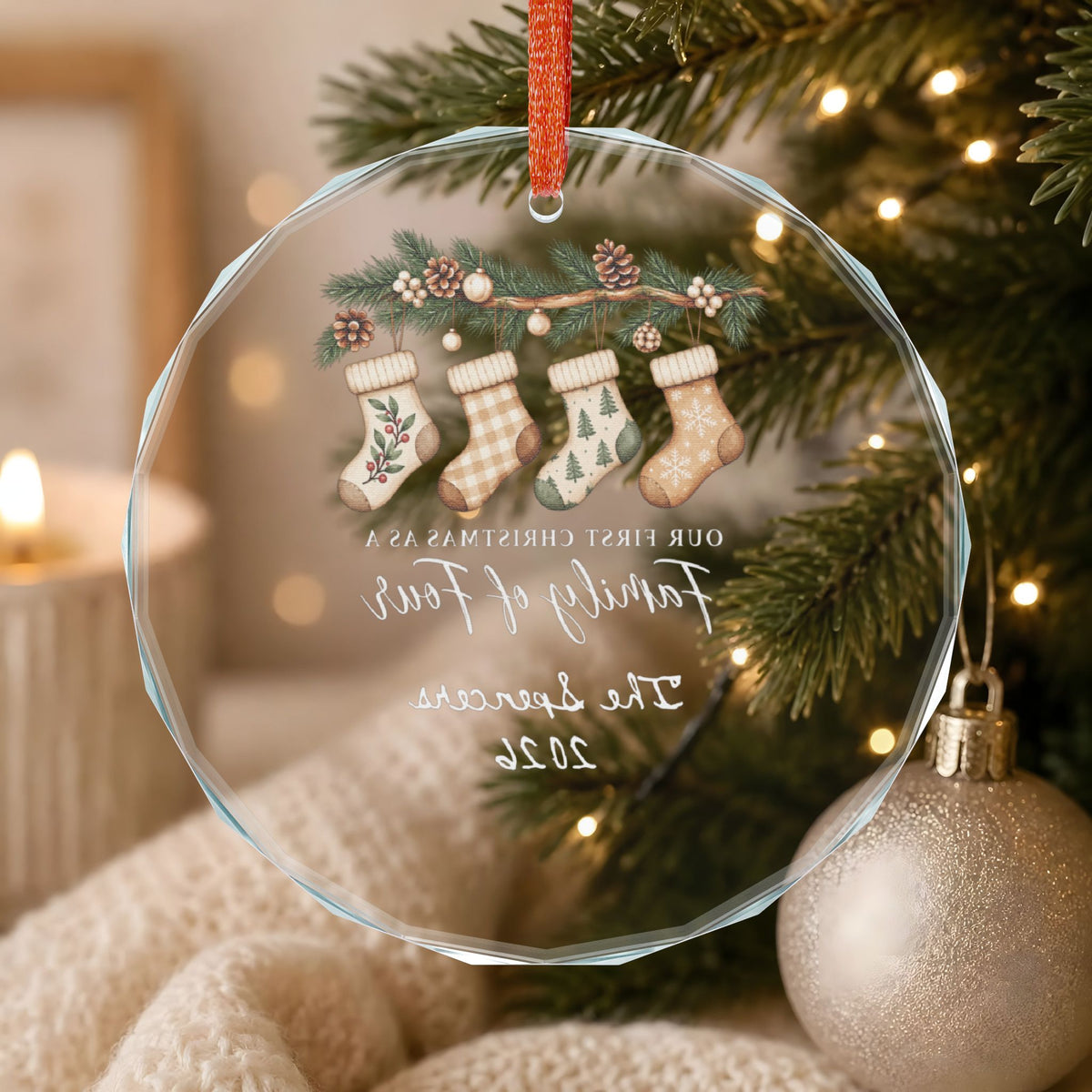 Signature Crystal Christmas Ornament