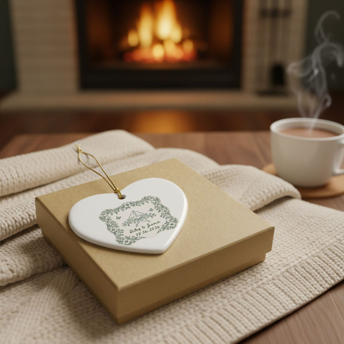 Heritage Single-Sided Ceramic Ornament