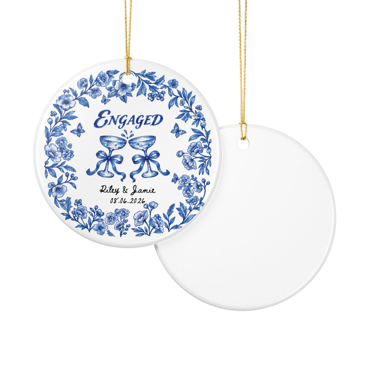 Heritage Single-Sided Ceramic Ornament