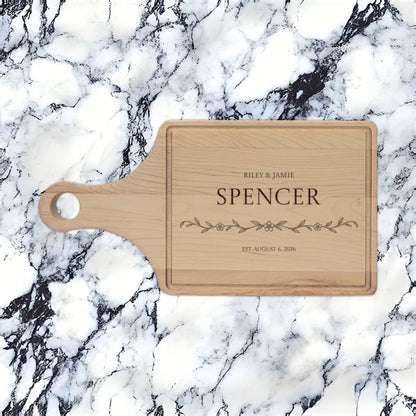 Atelier Engraved Personalized Wooden Cutting Board