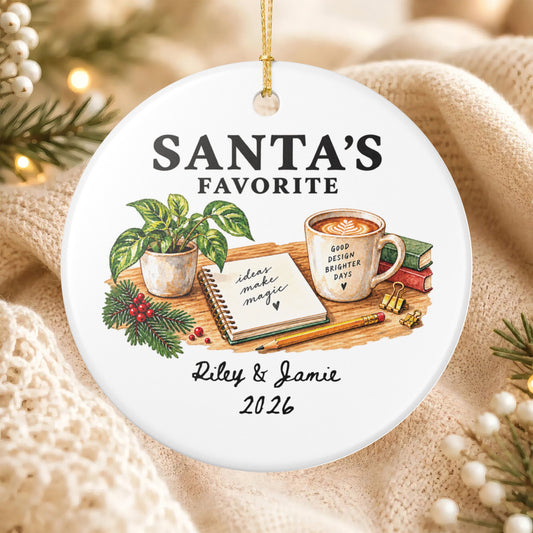Heritage Single-Sided Ceramic Ornament
