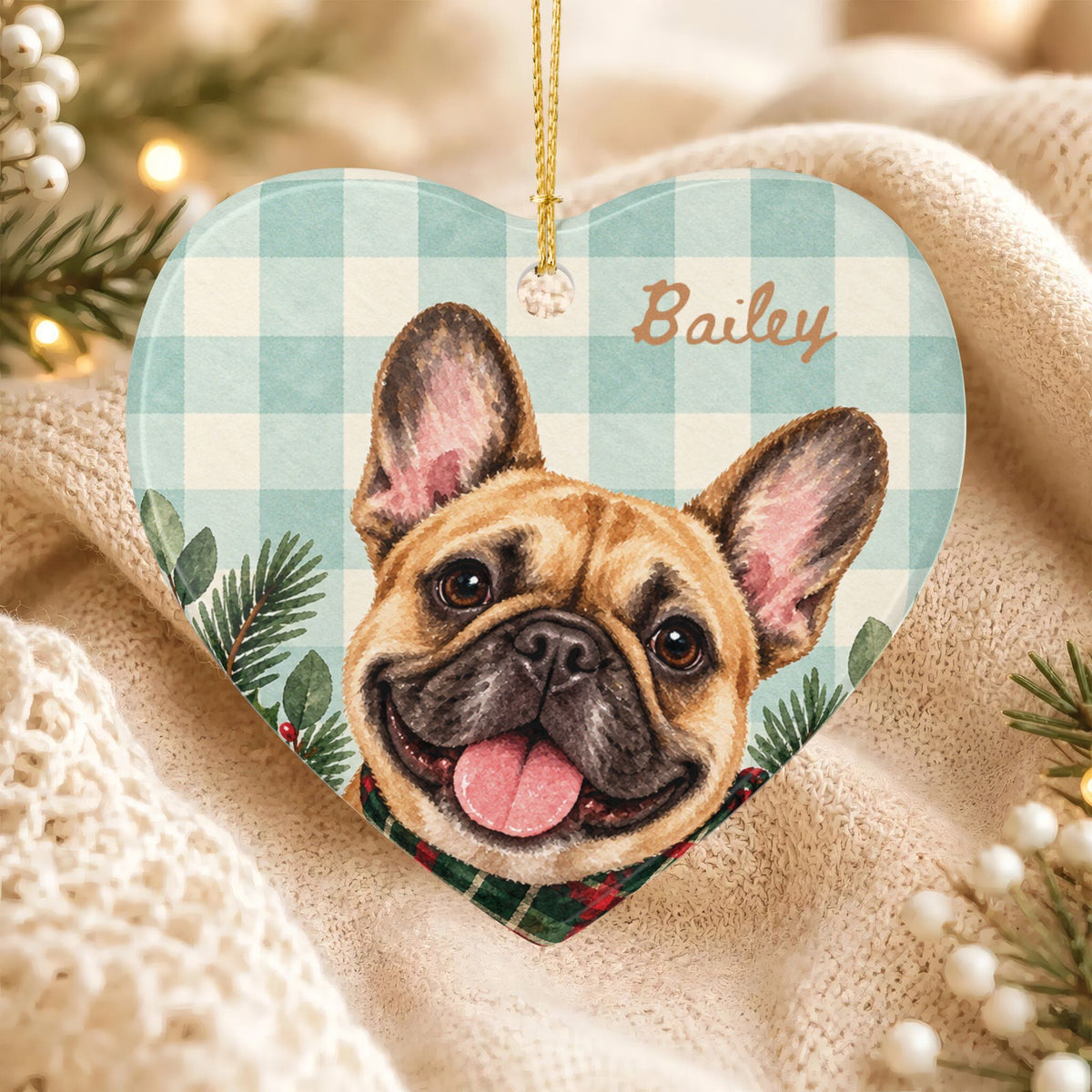 Copy of Personalized Pet Christmas Ceramic Ornament Dog & Cat Keepsake