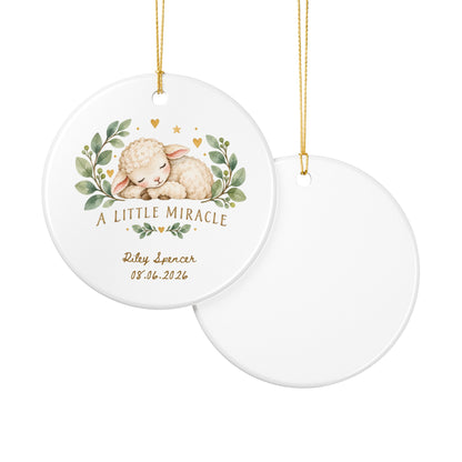 Heritage Single-Sided Ceramic Ornament