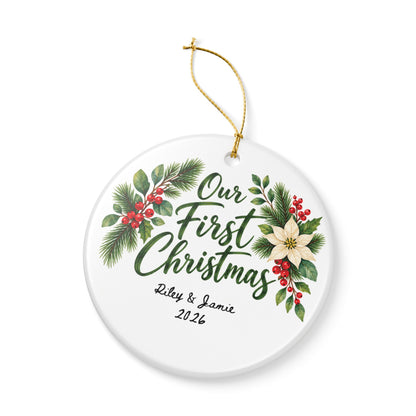 Heritage Single-Sided Ceramic Ornament
