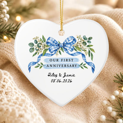 Heritage Single-Sided Ceramic Ornament