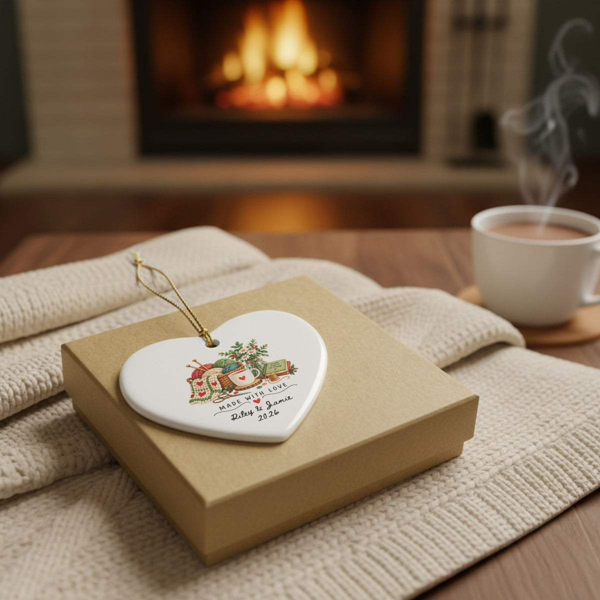 Heritage Single-Sided Ceramic Ornament