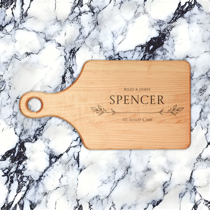 Atelier Engraved Personalized Wooden Cutting Board