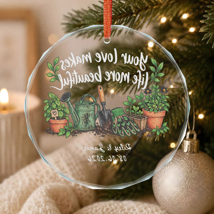 Signature Crystal Christmas Ornament