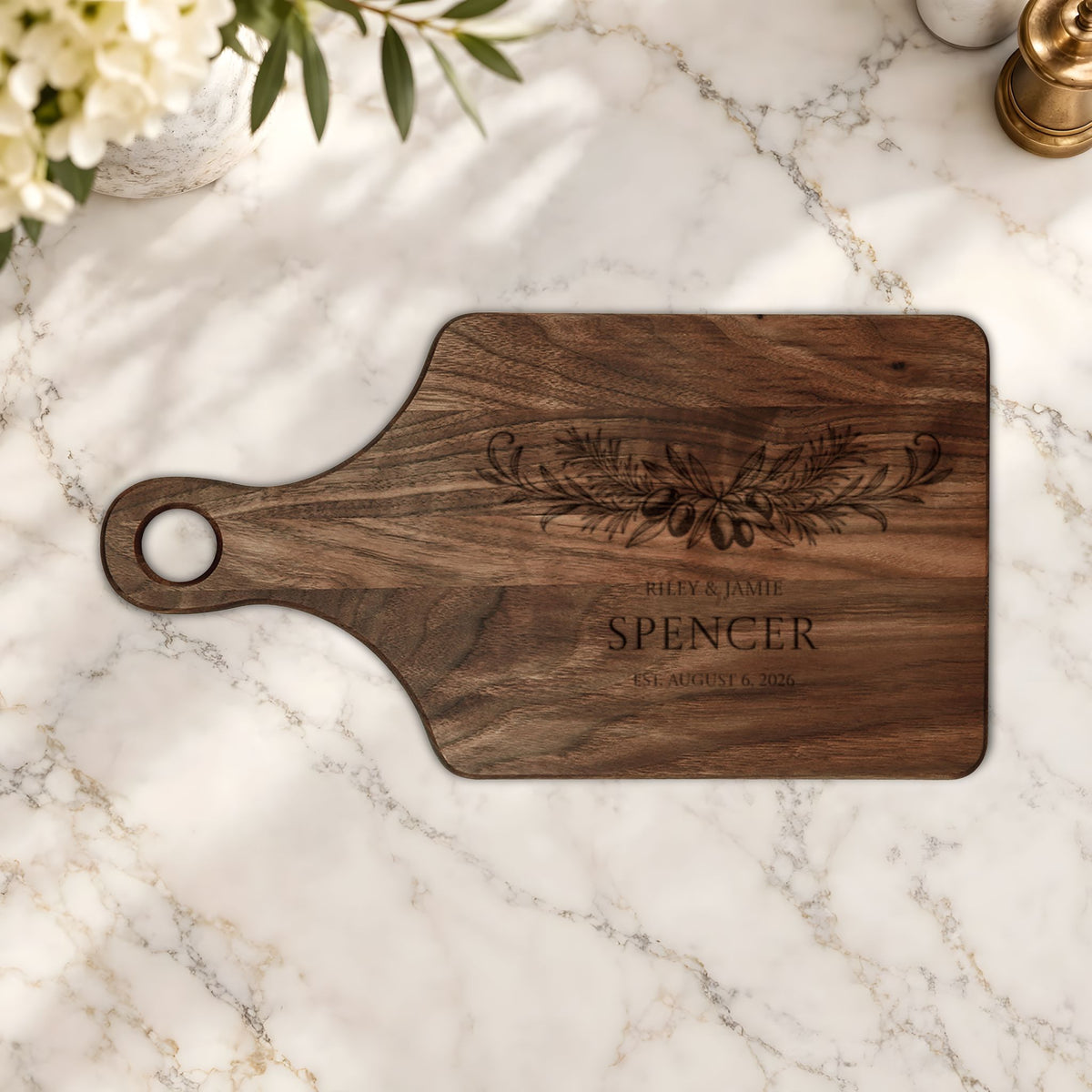 Atelier Engraved Personalized Wooden Cutting Board