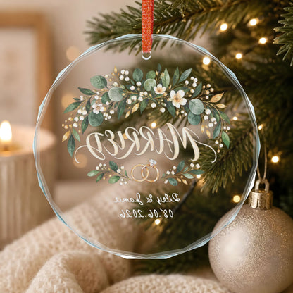 Signature Crystal Christmas Ornament
