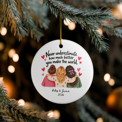 Heritage Single-Sided Ceramic Ornament