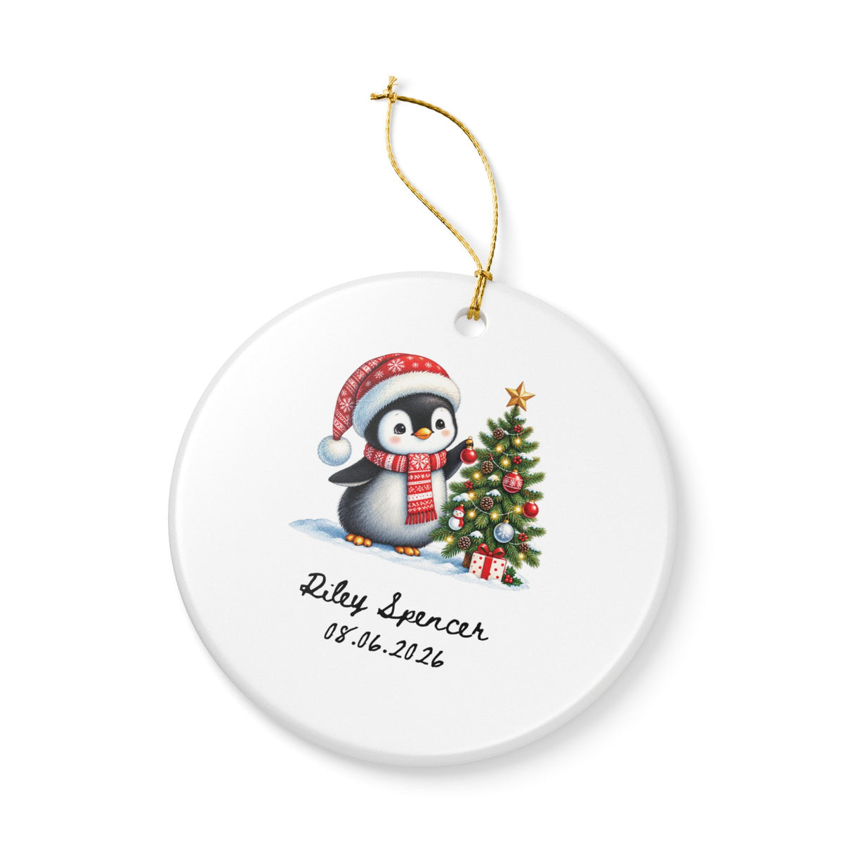 Copy of Heritage Single-Sided Ceramic Ornament