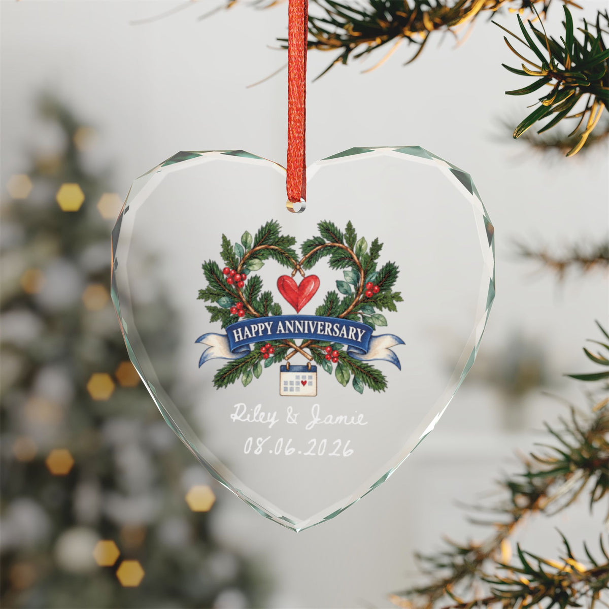 Signature Crystal Christmas Ornament