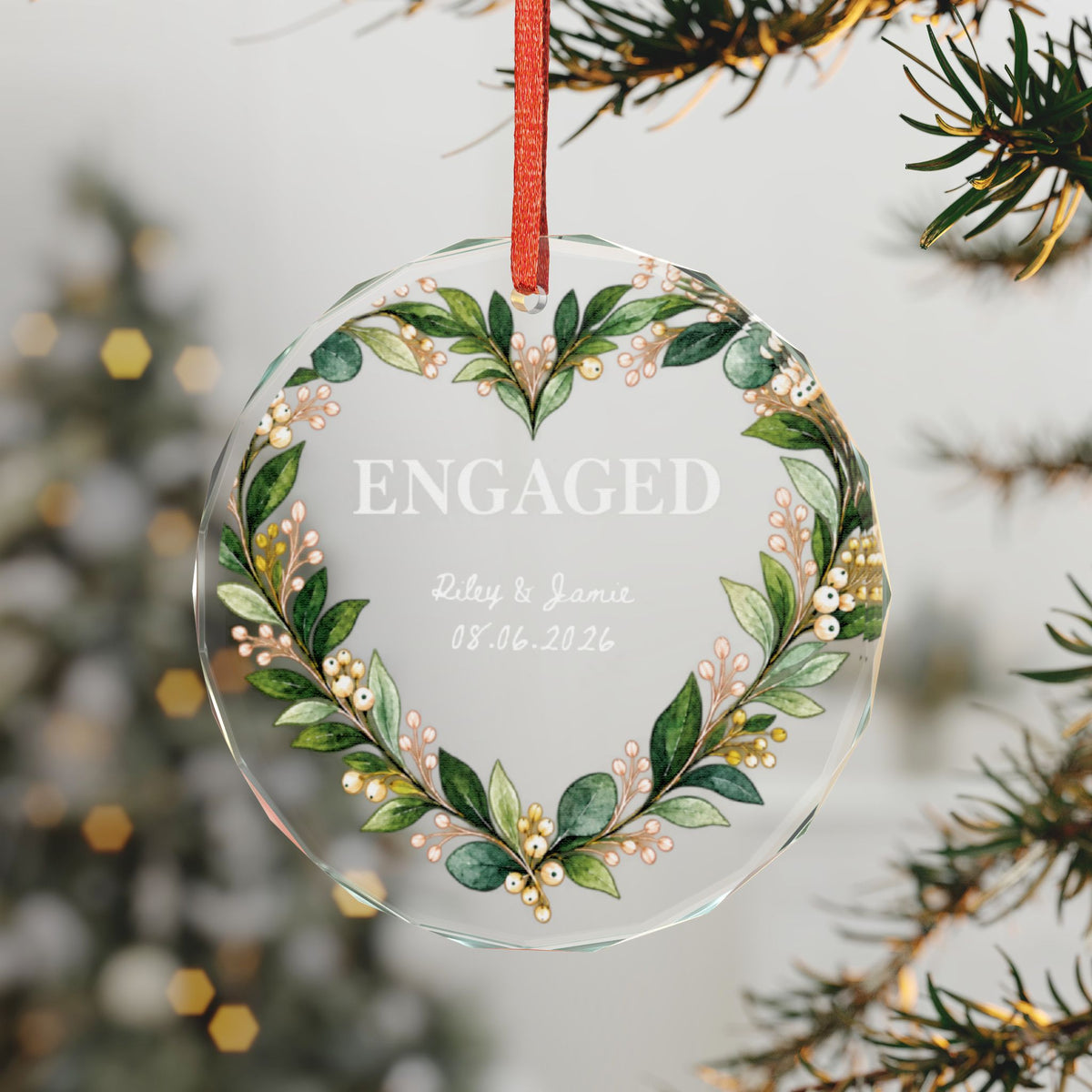 Signature Crystal Christmas Ornament