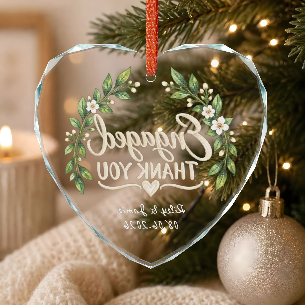Signature Crystal Christmas Ornament