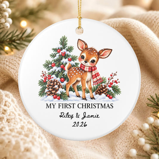 Heritage Single-Sided Ceramic Ornament