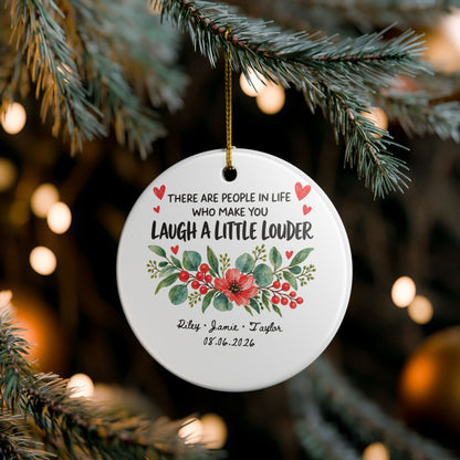 Heritage Single-Sided Ceramic Ornament