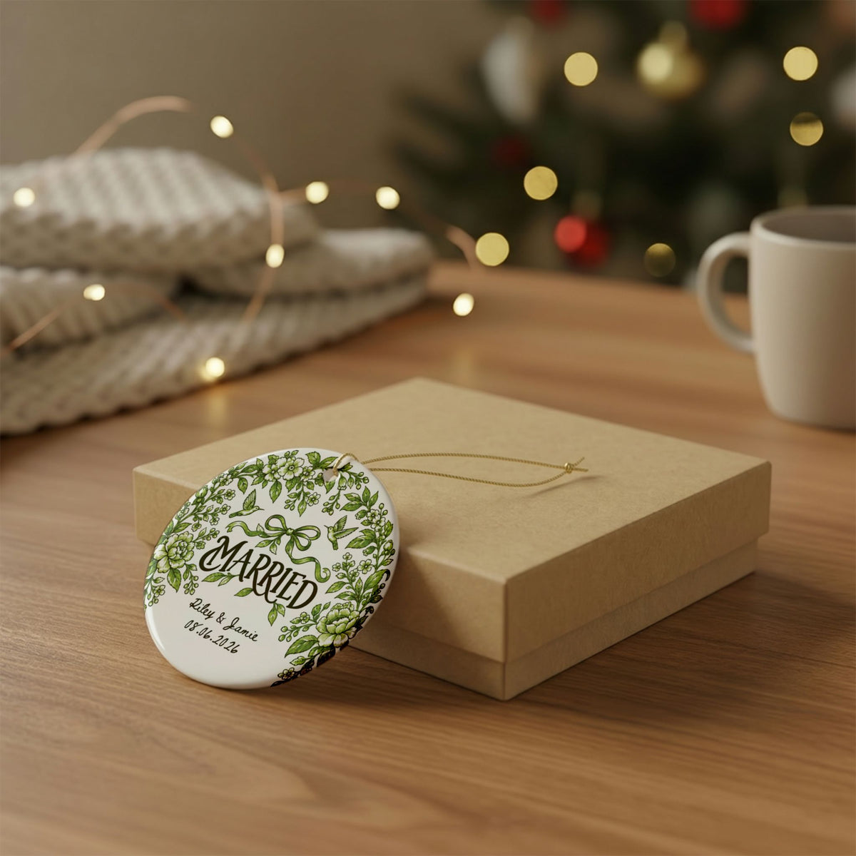 Heritage Single-Sided Ceramic Ornament