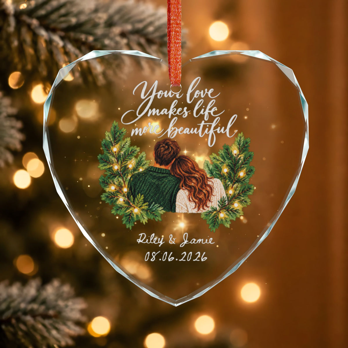 Signature Crystal Christmas Ornament