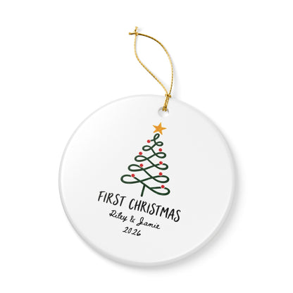 Heritage Single-Sided Ceramic Ornament