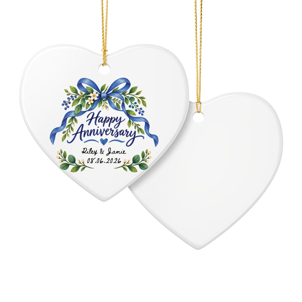 Heritage Single-Sided Ceramic Ornament