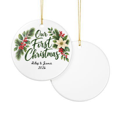 Heritage Single-Sided Ceramic Ornament