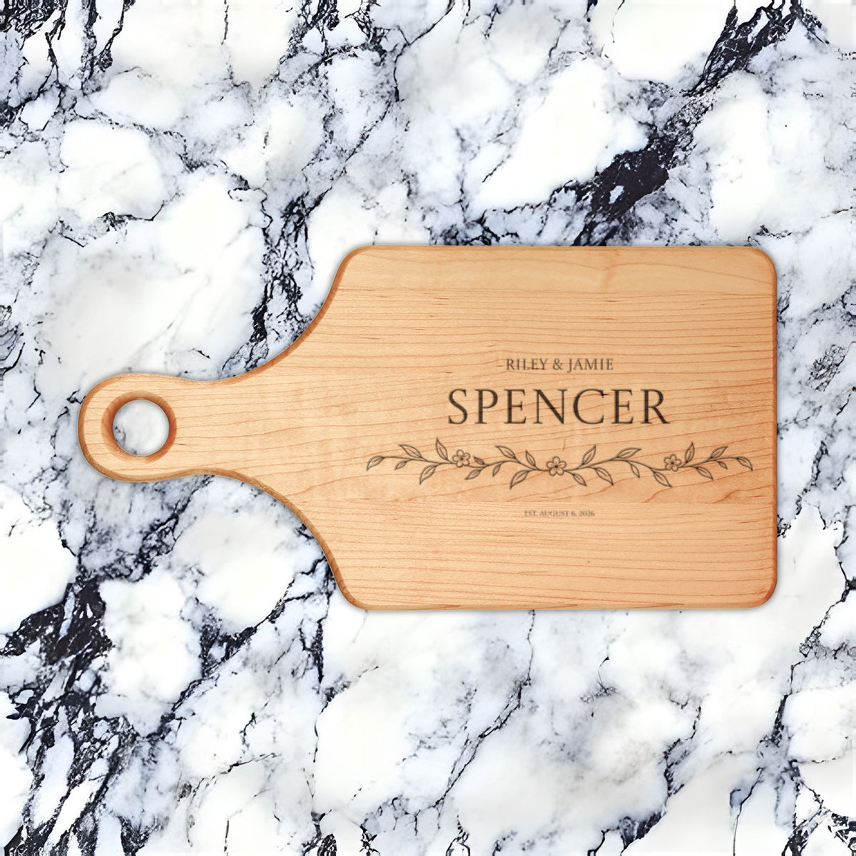 Atelier Engraved Personalized Wooden Cutting Board