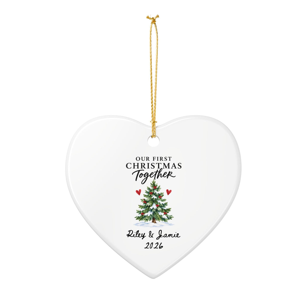 Heritage Single-Sided Ceramic Ornament