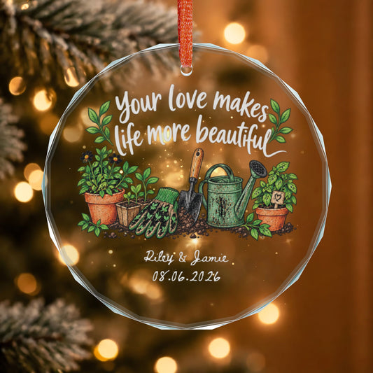 Signature Crystal Christmas Ornament