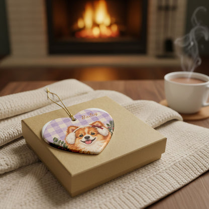 Copy of Personalized Pet Christmas Ceramic Ornament Dog & Cat Keepsake