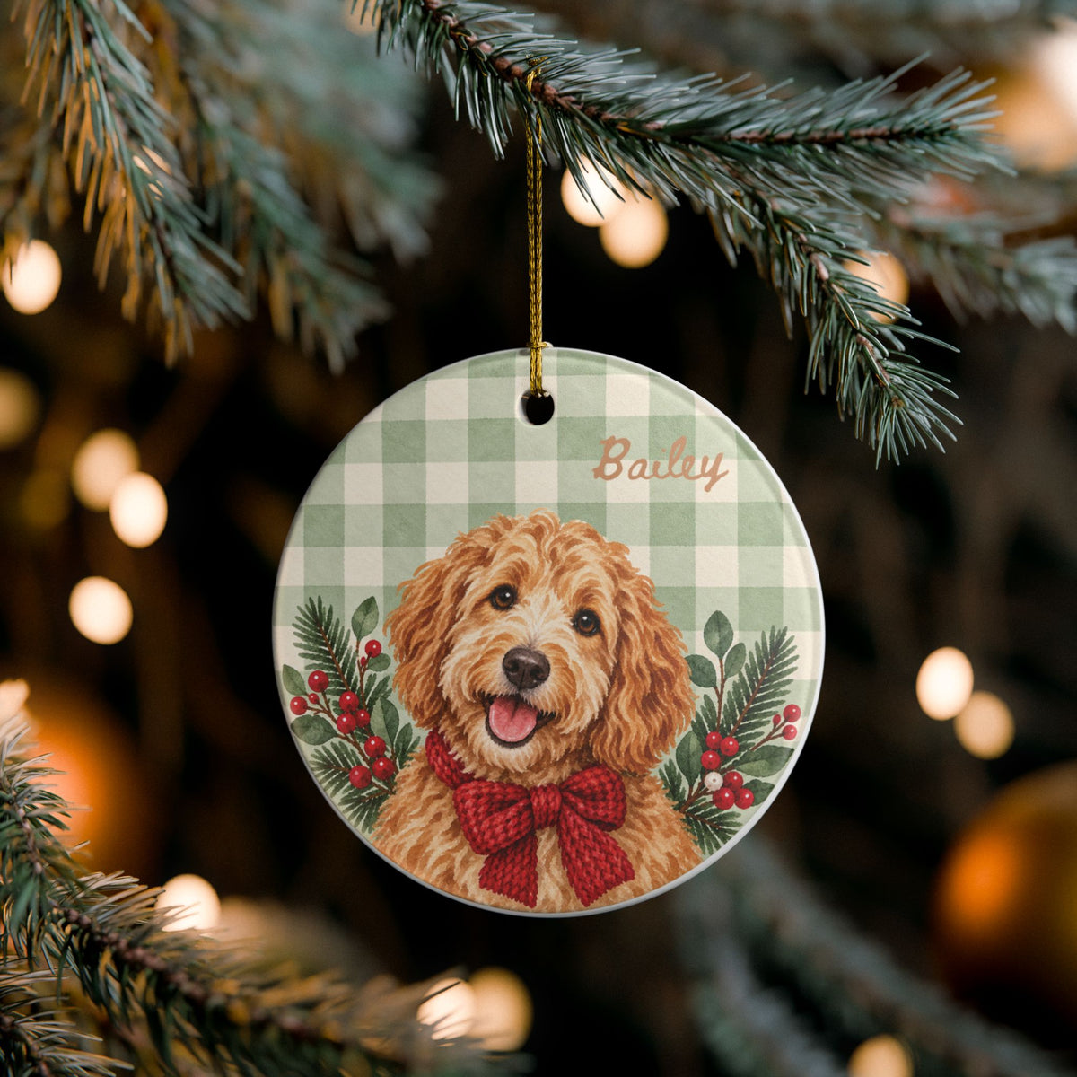 Copy of Personalized Pet Christmas Ceramic Ornament Dog & Cat Keepsake