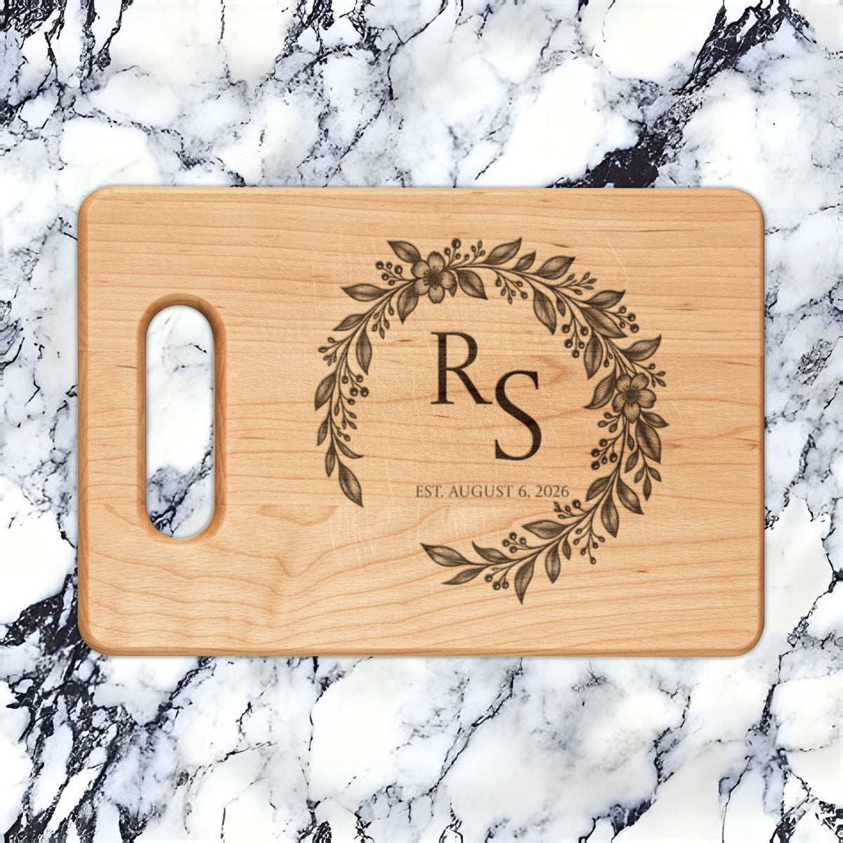 Atelier Engraved Personalized Wooden Cutting Board