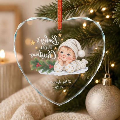 Signature Crystal Christmas Ornament