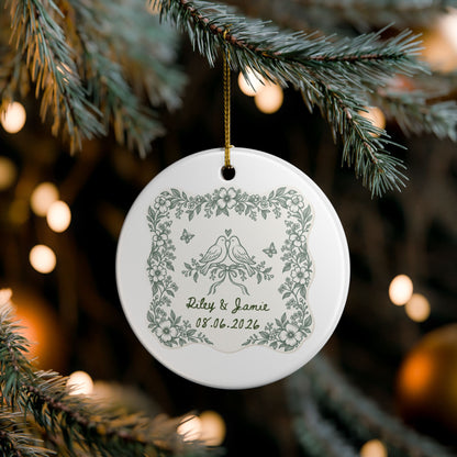 Heritage Single-Sided Ceramic Ornament
