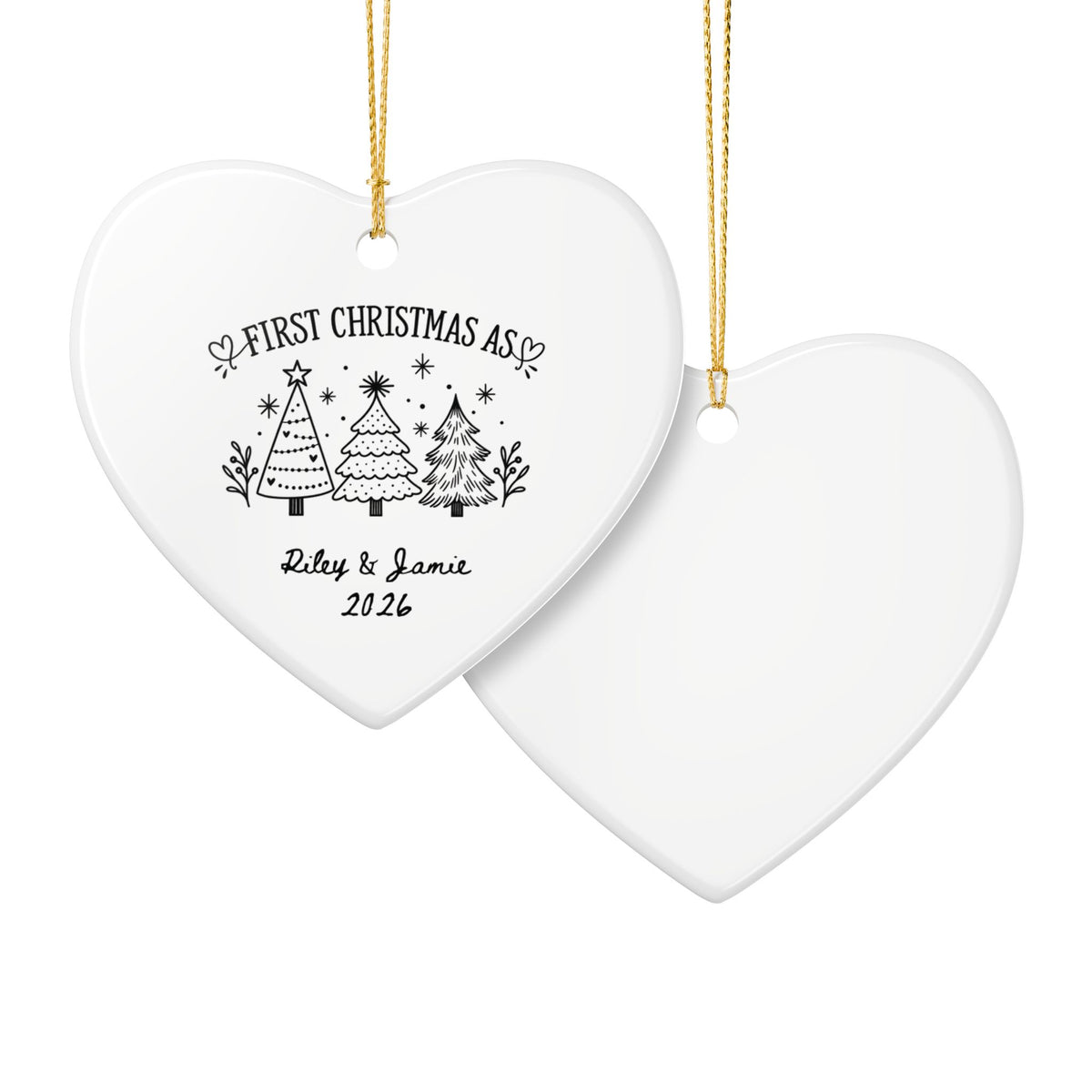 Heritage Single-Sided Ceramic Ornament